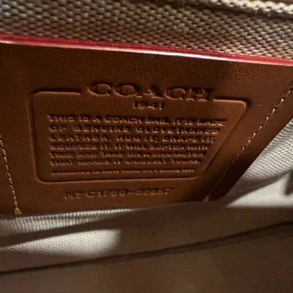 Coach Rogue Satchel in Chalk White pebbled leather old brass hardware. - Picture 8 of 16